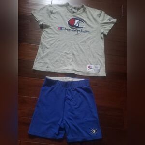 Gray & Royal Blue Champion Set